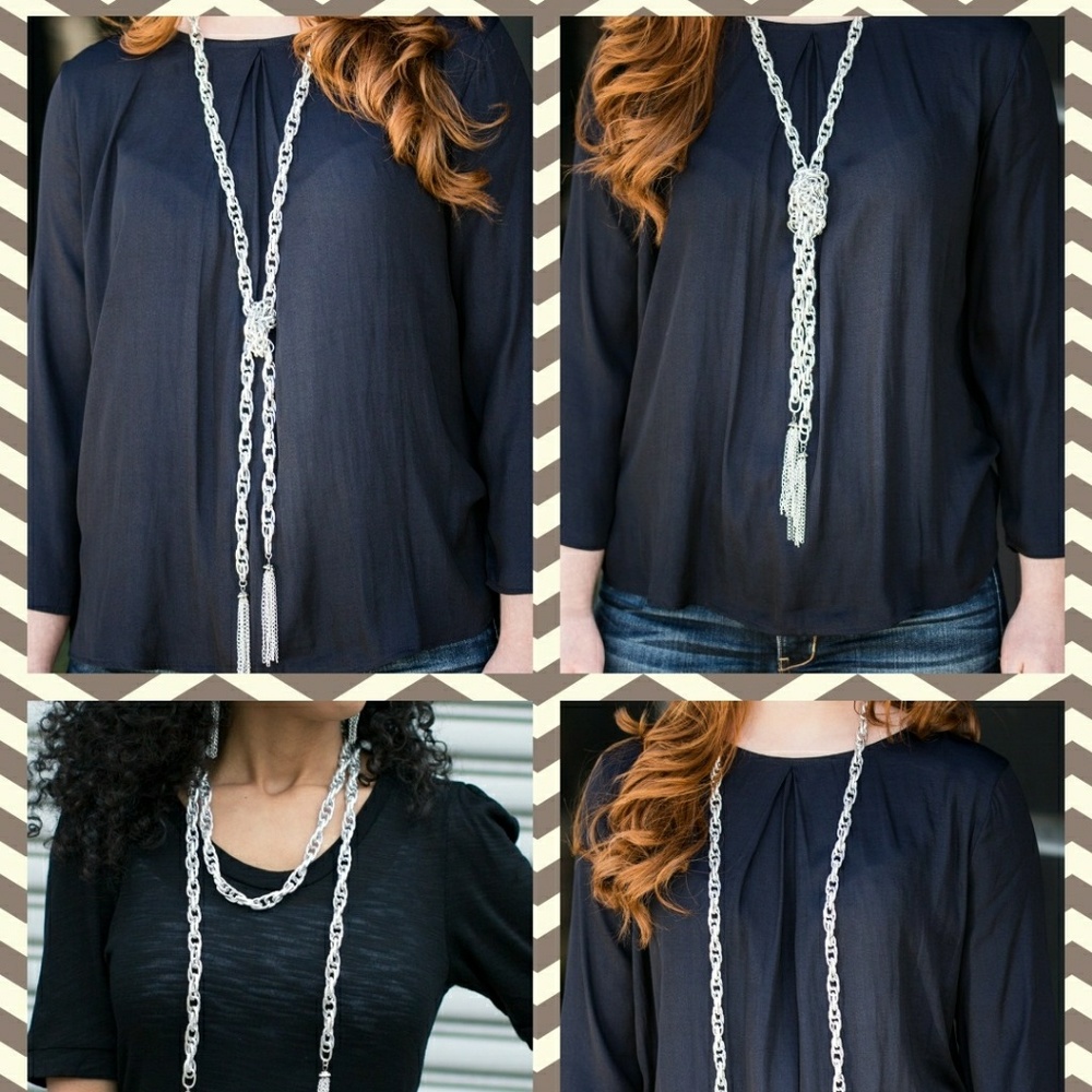 Scarf necklace